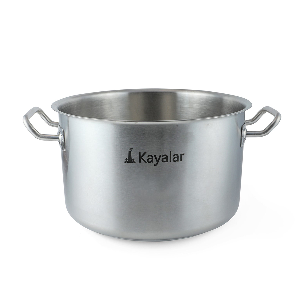 Kayalar Stainless Steel Stew Pot Middle with Out Lid 21 Liter / 152101317