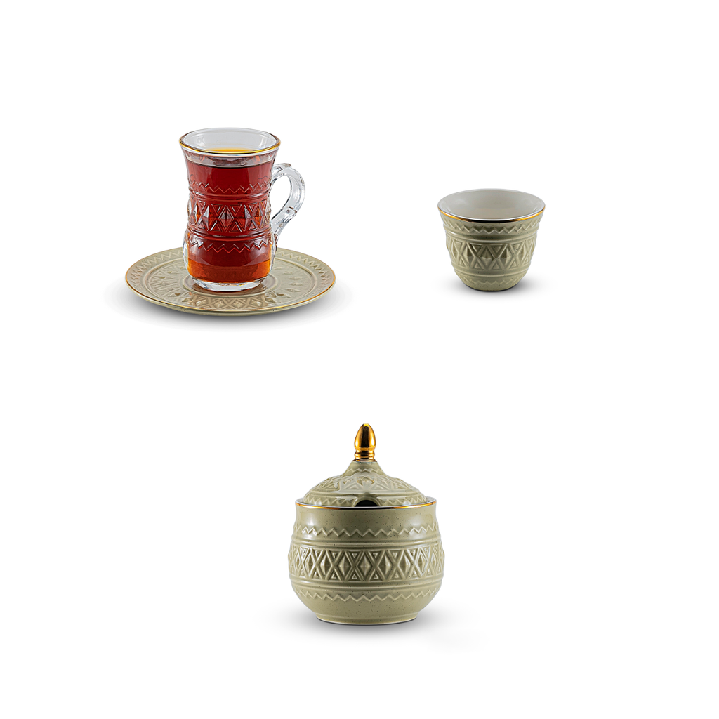 Rose Thermos RS-712 Tea and Coffee 20 Pieces Set / 712-20-A30