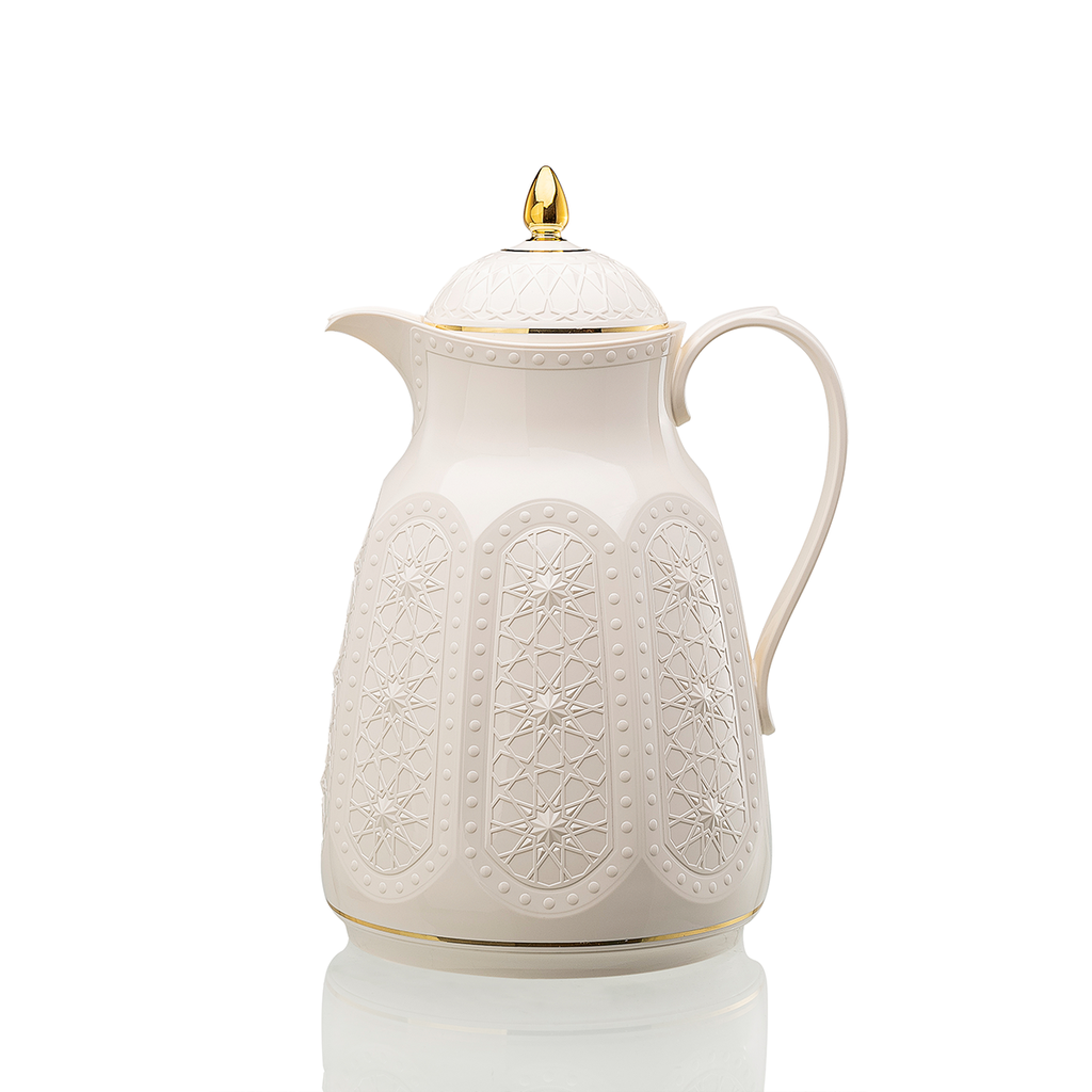 Rose 132 Model Vacuum Flask 1.0L White / RS-132-10-A01