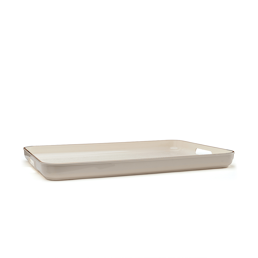 Rose 132 Model Plastic Serving Tray White / MR-132-TR-A01