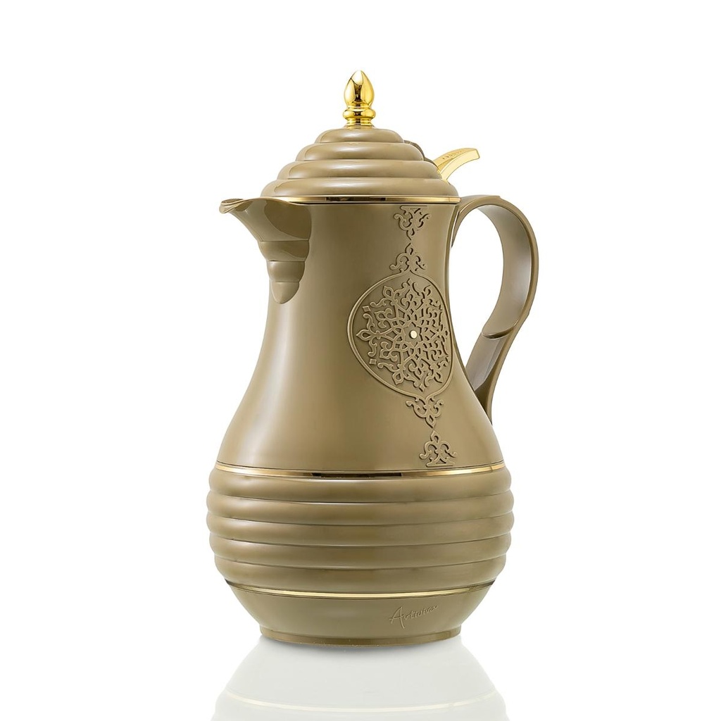 Artivira Tea Vacuum Flask 1.3 Liter with Push Button Cover Grey / PB57-13-C03