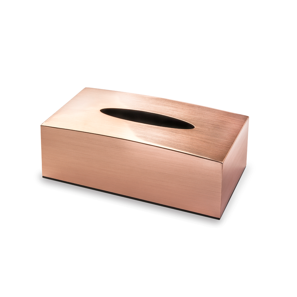 Vague Acrylic Tissue Box Metal Finish