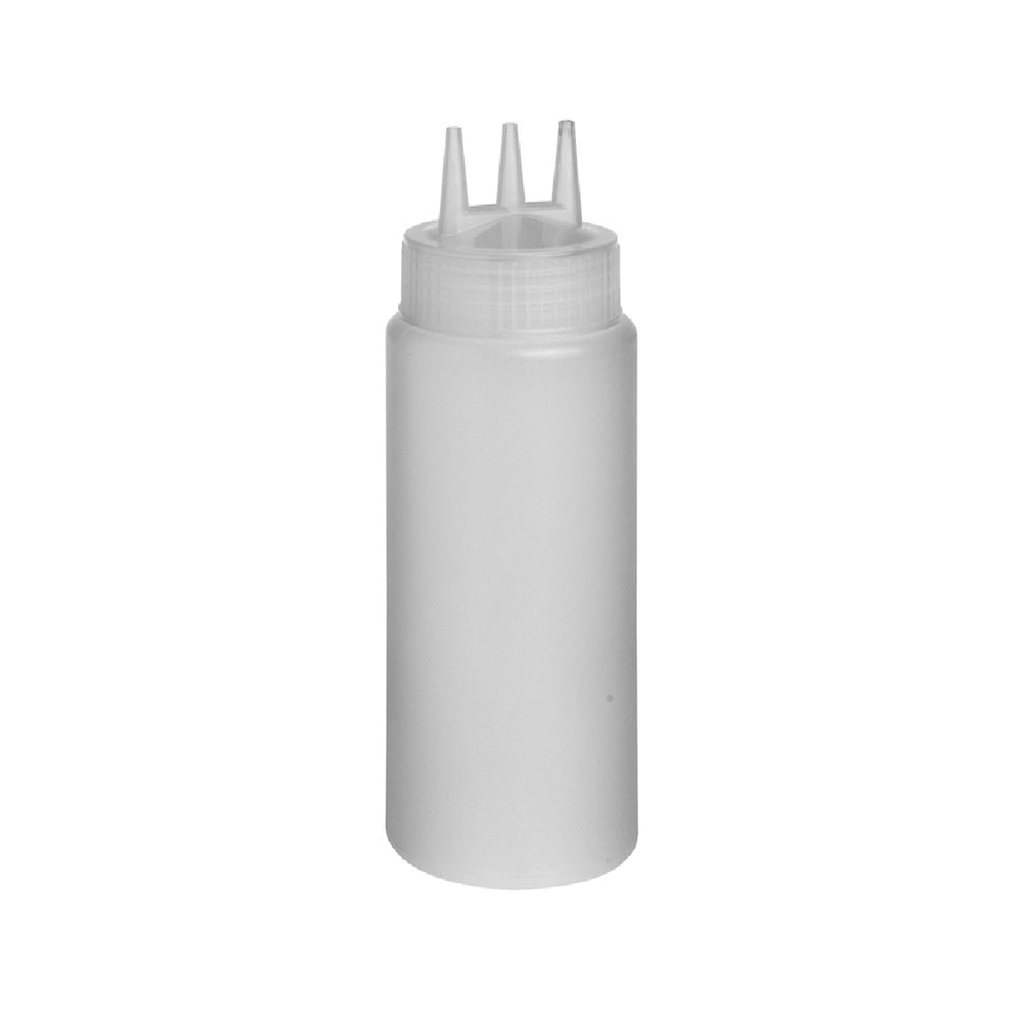 Vague Triple White Nozzle Squeeze Dispenser 16 oz / 7 x 20 cm 