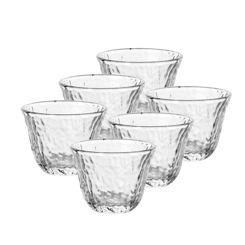Glass 6 Pcs Cawa Cup Set 60 ml - Aquamist Design