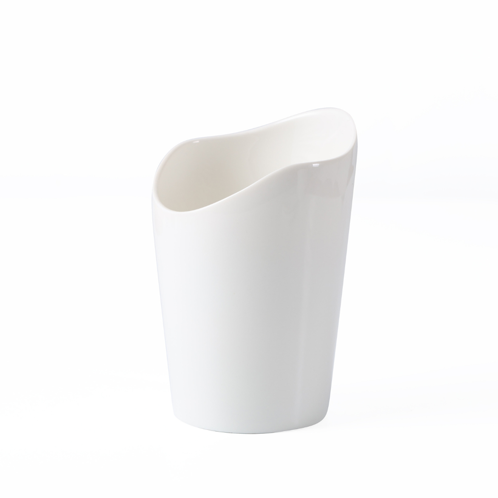 Porceletta Ivory Porcelain Snack Holder 9 x 13.3 cm