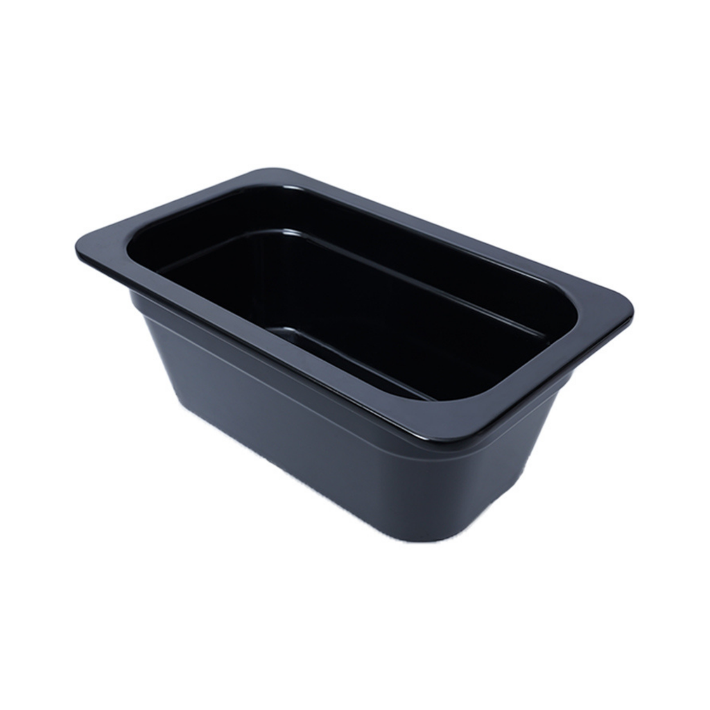Vague Black Melamine GN Pan 1/3 100mm