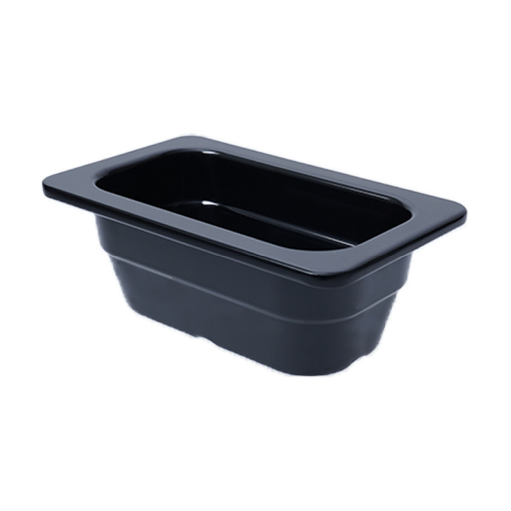 Vague Black Melamine GN Pan 1/9 65mm