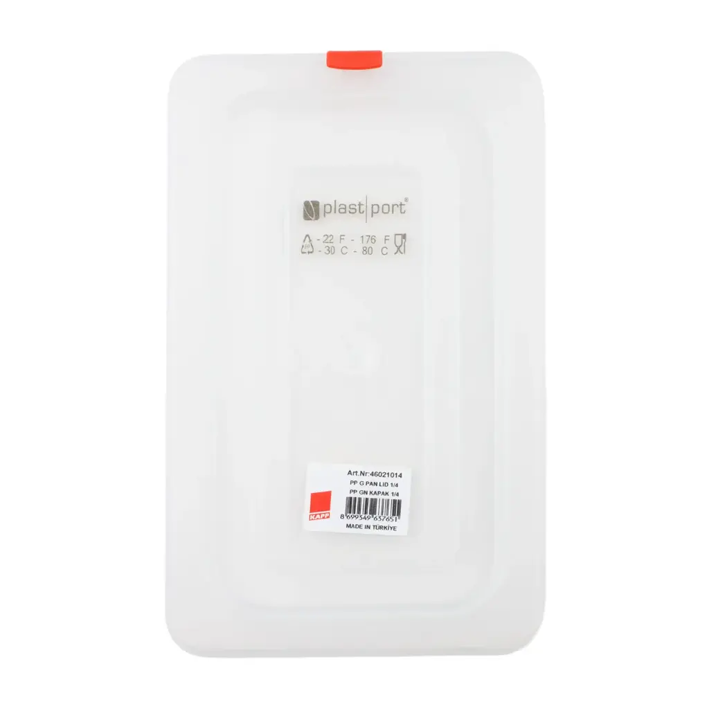 Kapp PP GN Pan Lid 1/4 / 46021014