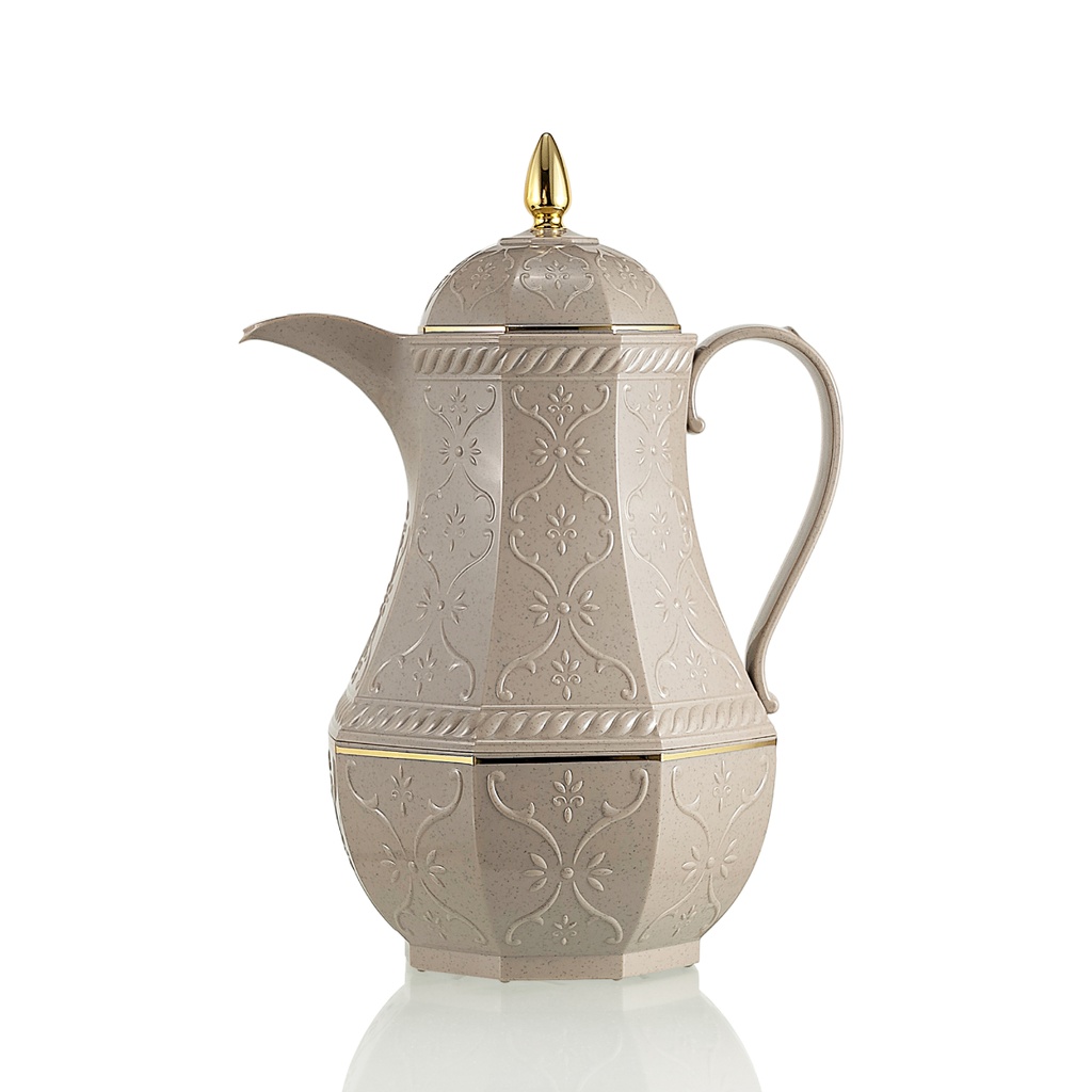 Rose Coffee Vacuum Flask 1 Liter Dotted Brown / RS-624-10-CF-A32