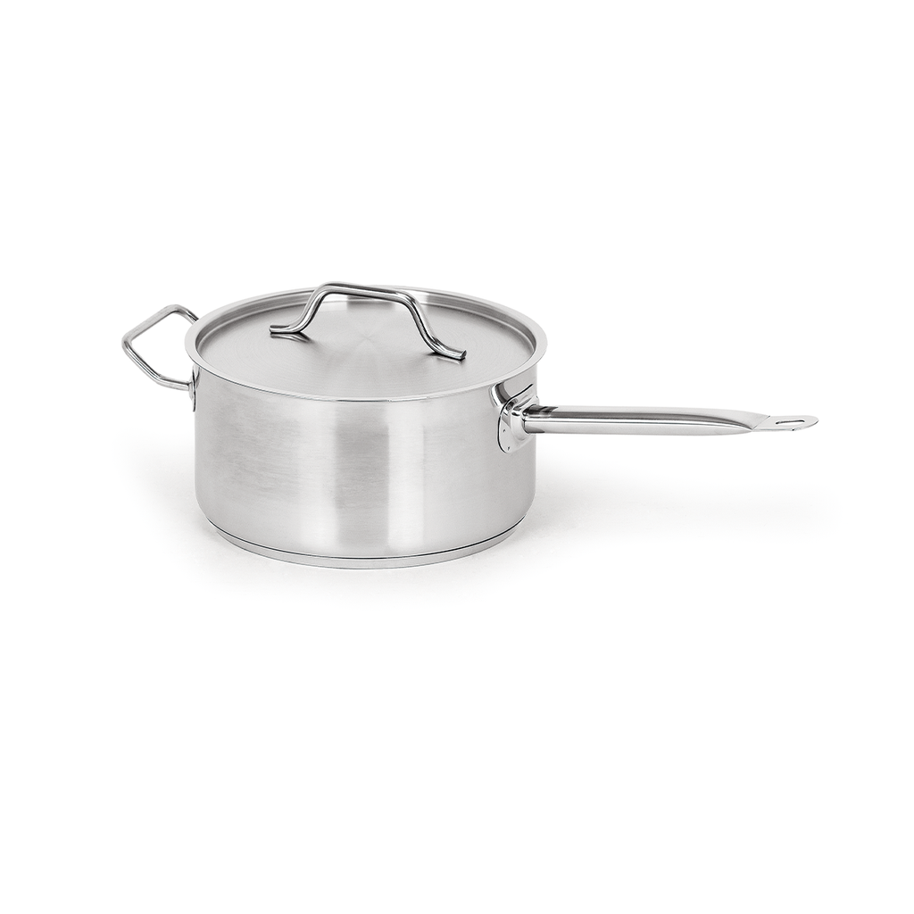 Caternox Stainless Steel Saucepan with Lid D16 x 9.5 cm (1.91L / 2.02Qt.)