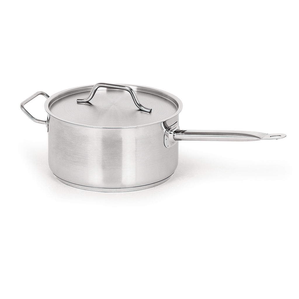 Caternox Stainless Steel Saucepan with Lid D24 x 7.5 cm (3.30L / 3.50Qt.)