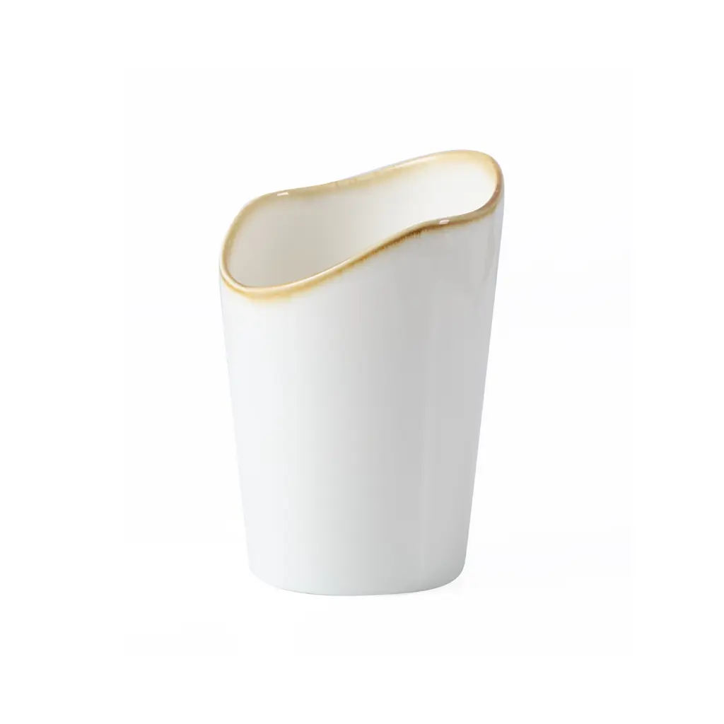 Porceletta Mocha Porcelain Snack Holder 9 x 13.3 cm