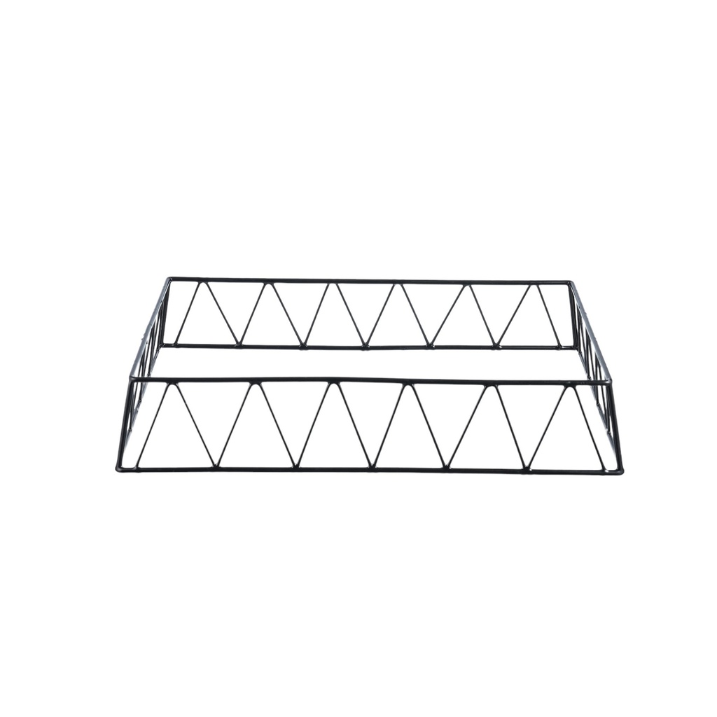 Vague Short Black 1/1 GN Rectangular Display Stand Riser