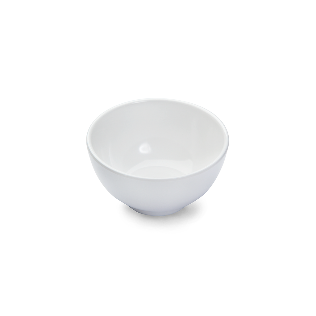 Vague Melamine White Bowl 9 cm / 3.5"