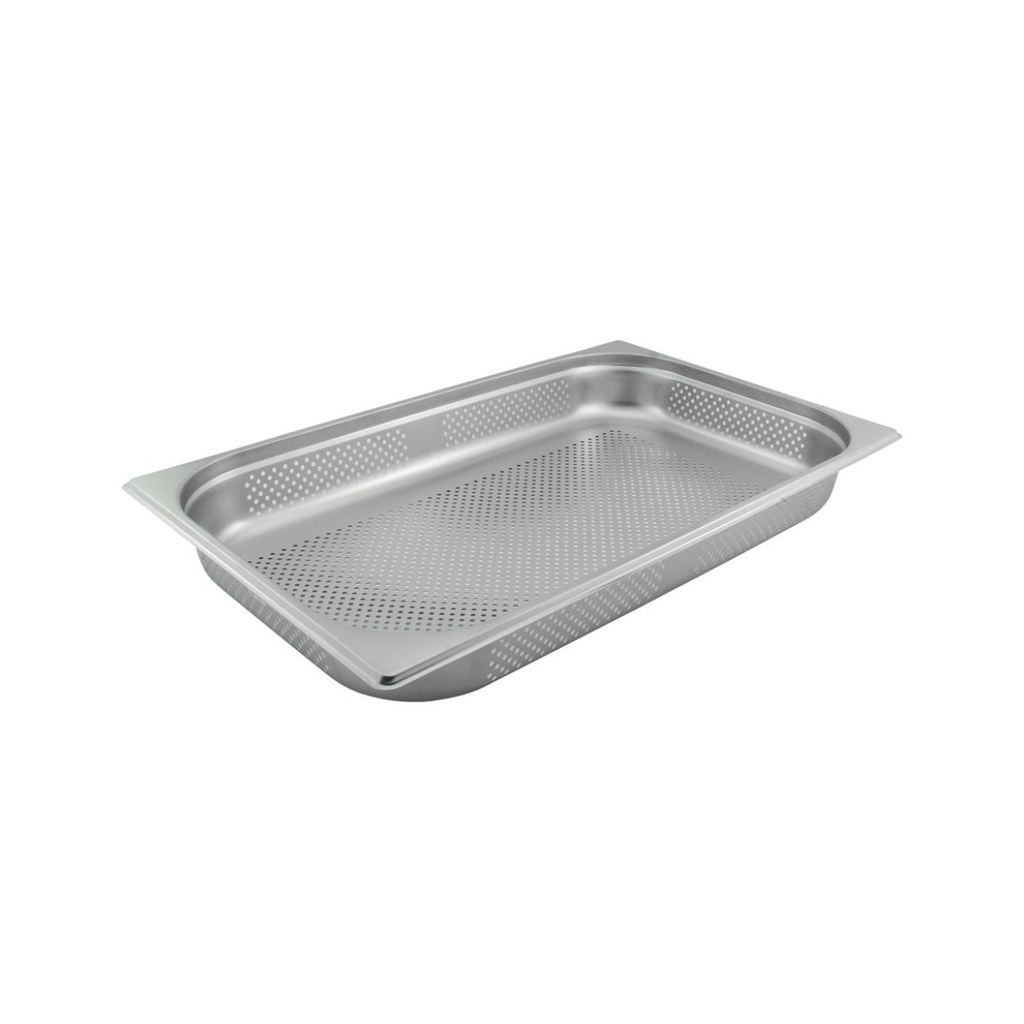 Vague Stainless Steel Perforated Gastronorm Pan GN-Perforated 1/1 -65 mm