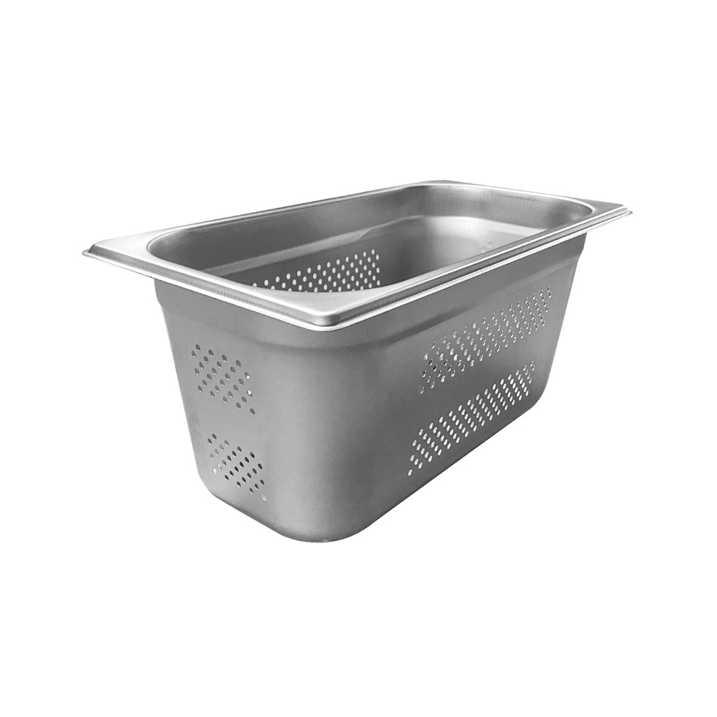 Vague Stainless Steel Perforated Gastronorm Pan GN-Perforated 1/3 -150 mm