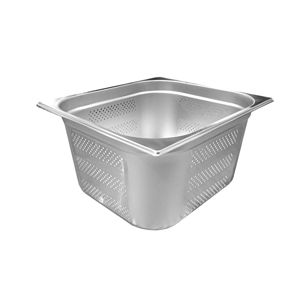 Vague Stainless Steel Perforated Gastronorm Pan GN-Perforated 2/3 -200 mm