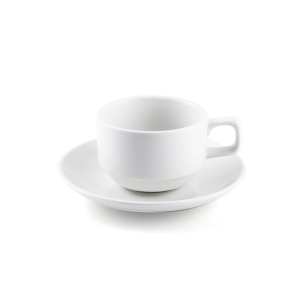 Ivory Porcelain B2B Tea Cup & Saucer 200 ml