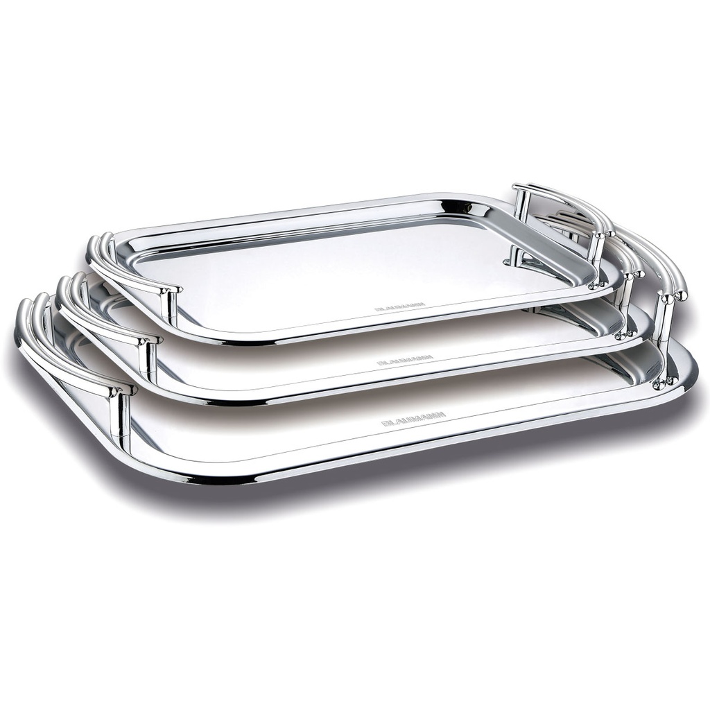 Blaumann Stainless Steel 3 Pieces Tray Set 45 cm / BL-3299