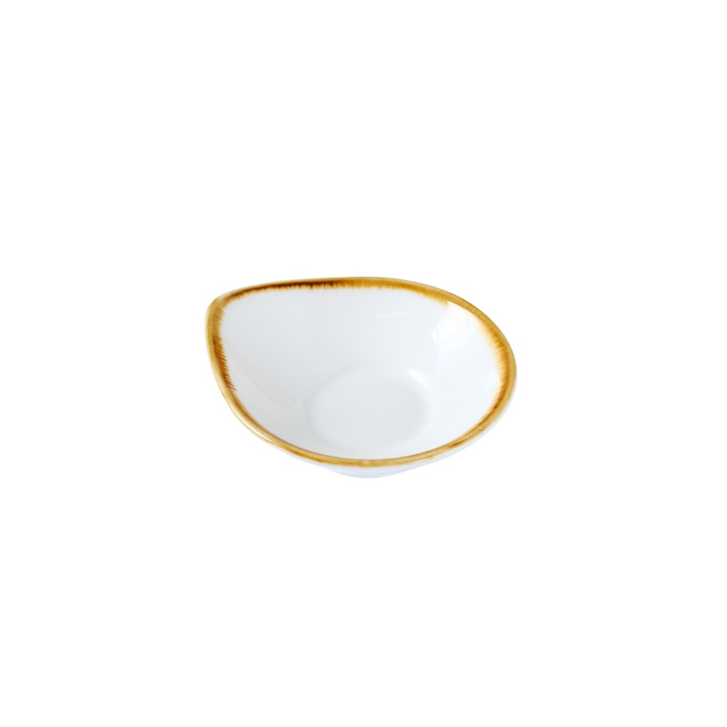 Porceletta Ivory Mocha Sauce Dish 12 Cm