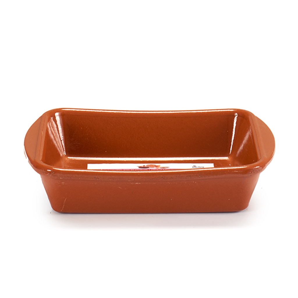 Arte Regal Brown Clay Deep Rectangular Plate 18 cm / 99523