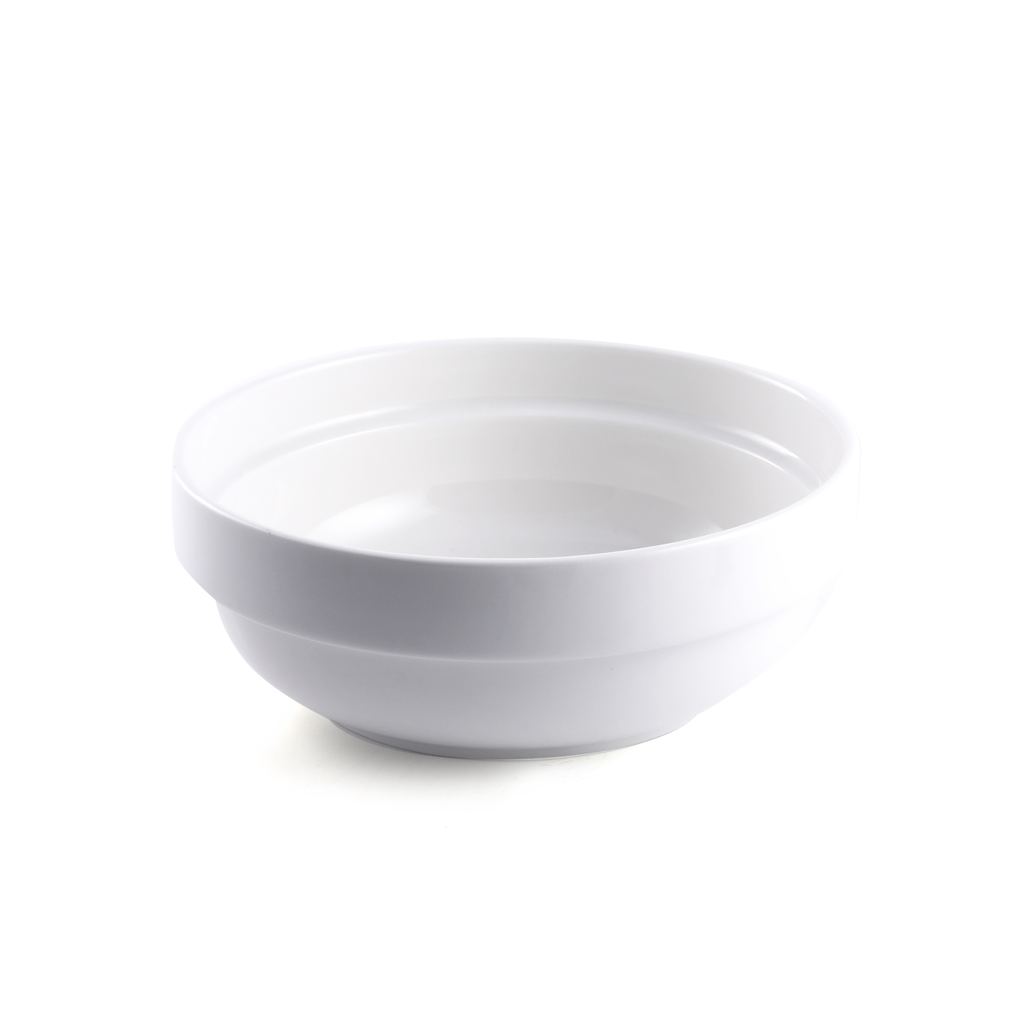 Porceletta Ivory Porcelain Round Stackable Bowl 20 cm