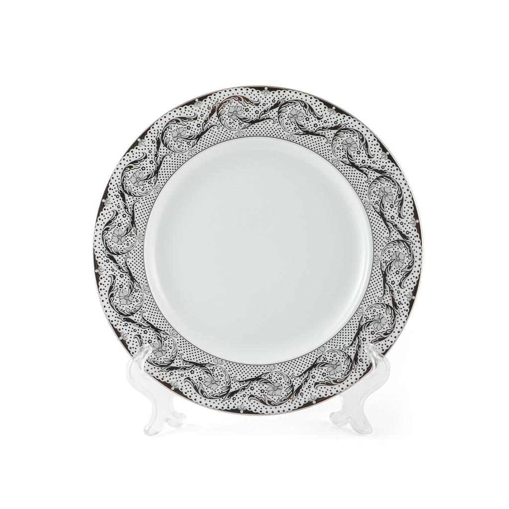 Porceletta B&B Plate Vip 6" Silver Design