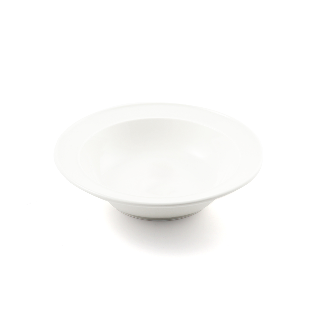 Porceletta Ivory Porcelain Deep Plate 25 cm / 10"