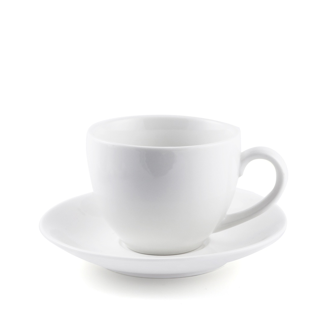 Porceletta Ivory Porcelain 23 ml Cup & Saucer Coffee/Tea/Cappuccino