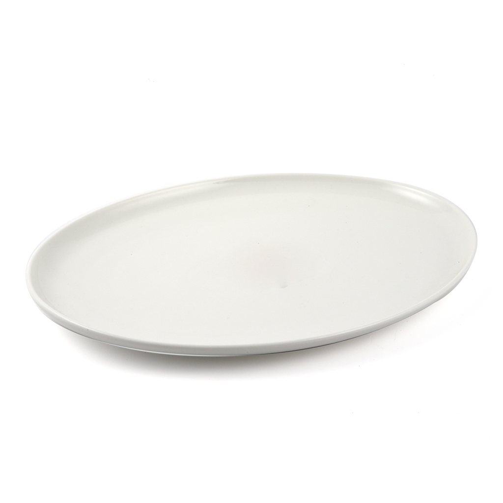 Porceletta Ivory Porcelain Oval Pizza Plate 35 cm / 14"