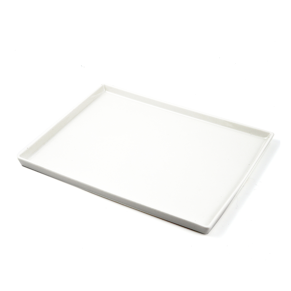 Porceletta Ivory Porcelain Rectangular Plate 31 cm / 13"