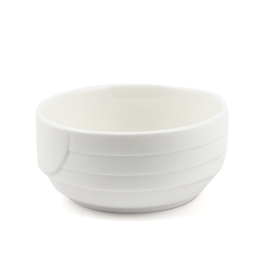 Porceletta Ivory Porcelain Bowl Castillo Design 15 cm
