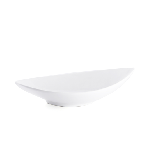 [08-328] Porceletta Ivory Porcelain Boat Bowl 16 cm