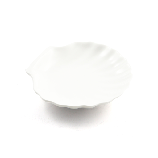 [08-346] Porceletta Ivory Porcelain Shell Dish 10 cm / 4"