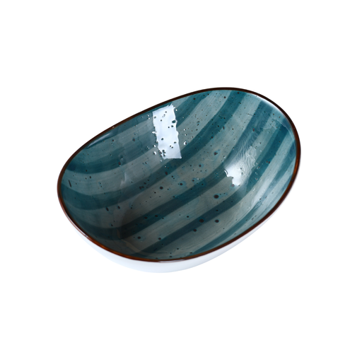 [08-371DG] Porceletta Green Color Glazed Porcelain 6" Bowl