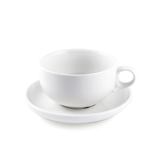 [08-393] Porceletta Ivory Porcelain Coffee Cup & Saucer 300 ml