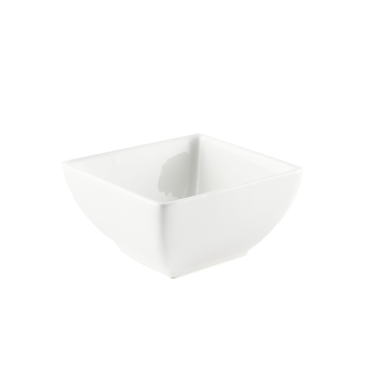 [08-407] Porceletta Ivory Porcelain Square Soup Bowl 9 cm
