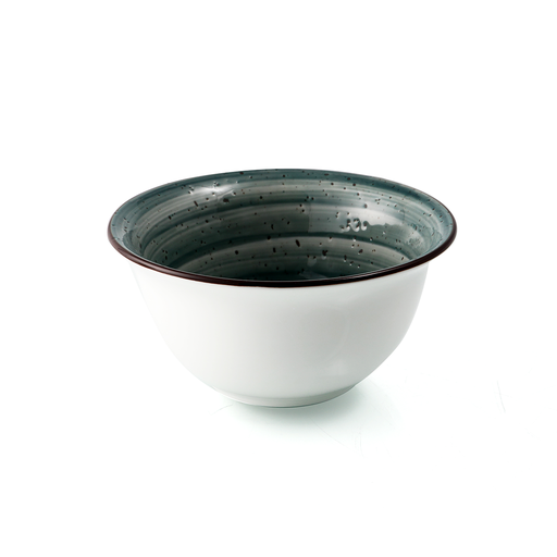 [08-427DG] Porceletta Green Color Glazed Porcelain Bowl 14.5 cm