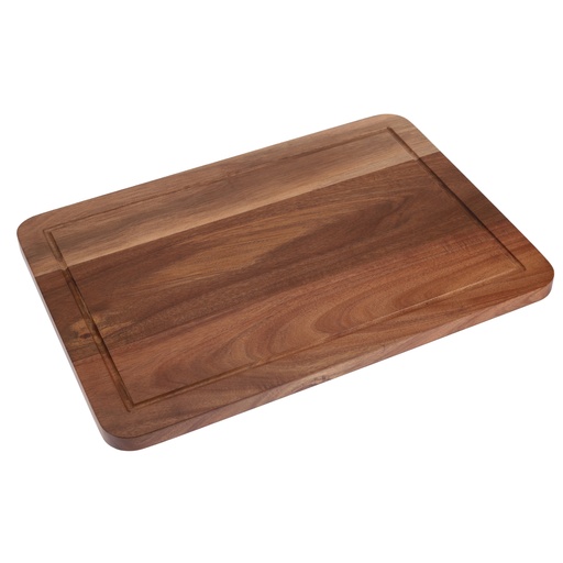 [01-325] Vague Rectangular Serving Tray with Juice Groove 35 cm x 50 cm
