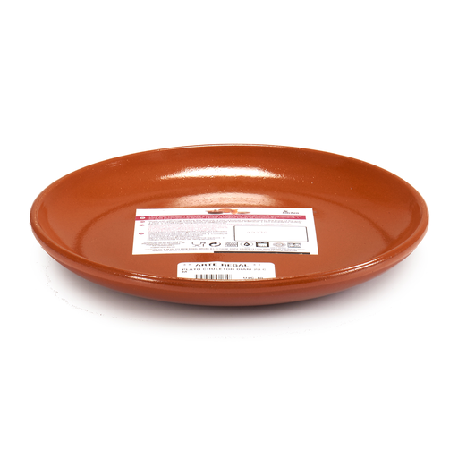 [32-048] Arte Regal Brown Clay Large Steak Plate 23 cm / 9" / 99530