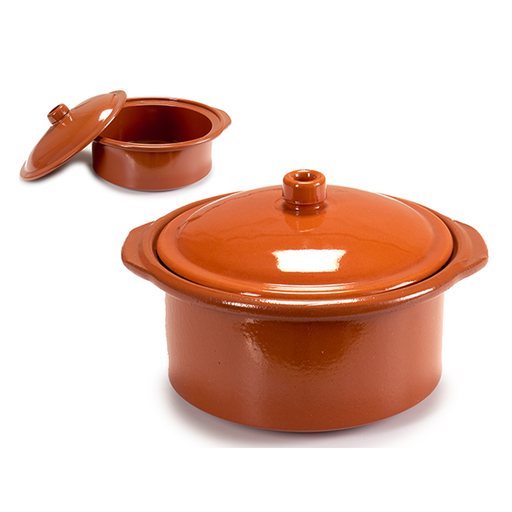 [32-053] Arte Regal Brown Clay Cooking Pot 1.5 Liter / 99535