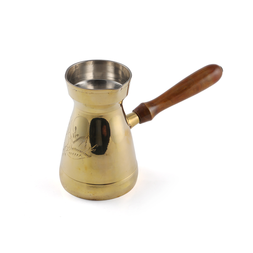 [05-177] Vague Copper Brass Turkish Coffee Pot 300 ml India