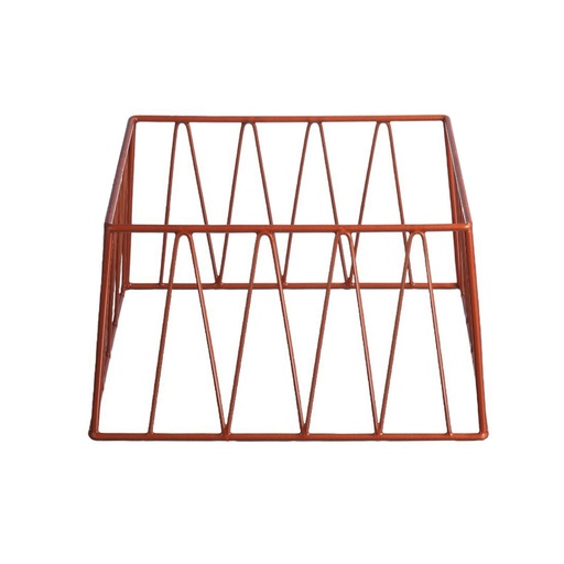 [05-279] Vague Medium Red Copper 1/2 GN Rectangular Display Stand Riser