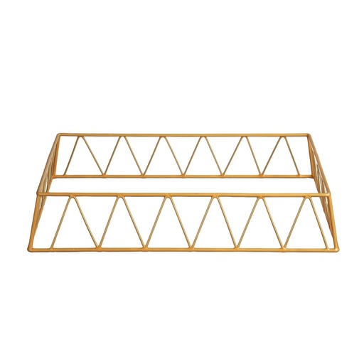 [05-286] Vague Short Golden 1/1 GN Rectangular Display Stand Riser 