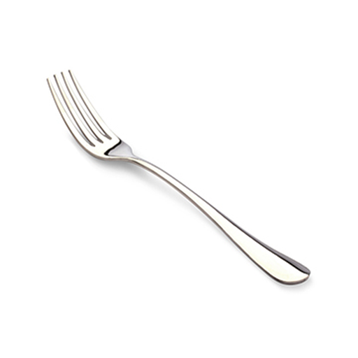 [13-121C] Vague Plano Stainless Steel Dessert Fork