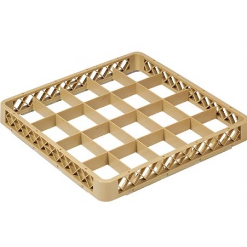 [13-1283BG] Vague Plastic 20 compartment tender Rack Beige