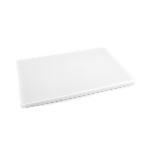 [13-1533] Vague PE Cutting Board 50 cm White