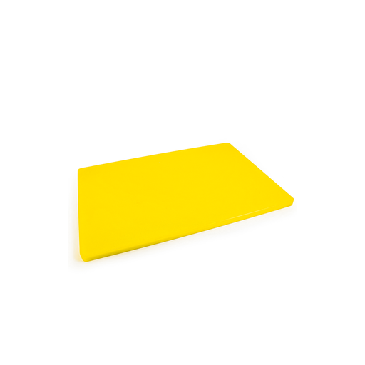 [13-1537] Vague PE Cutting Board 44 cm Yellow