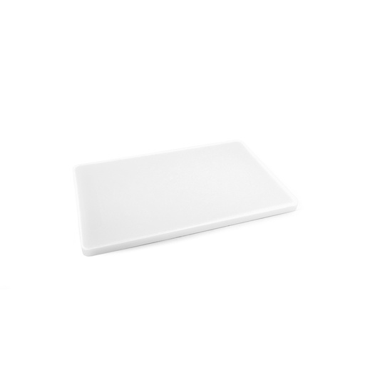 [13-1539] Vague PE Cutting Board 44 cm White