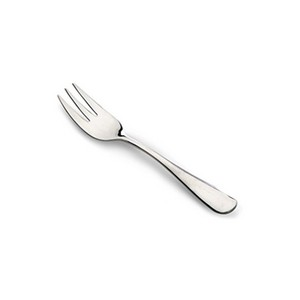 [13-201P] Vague Plano Stainless Steel Cake Fork